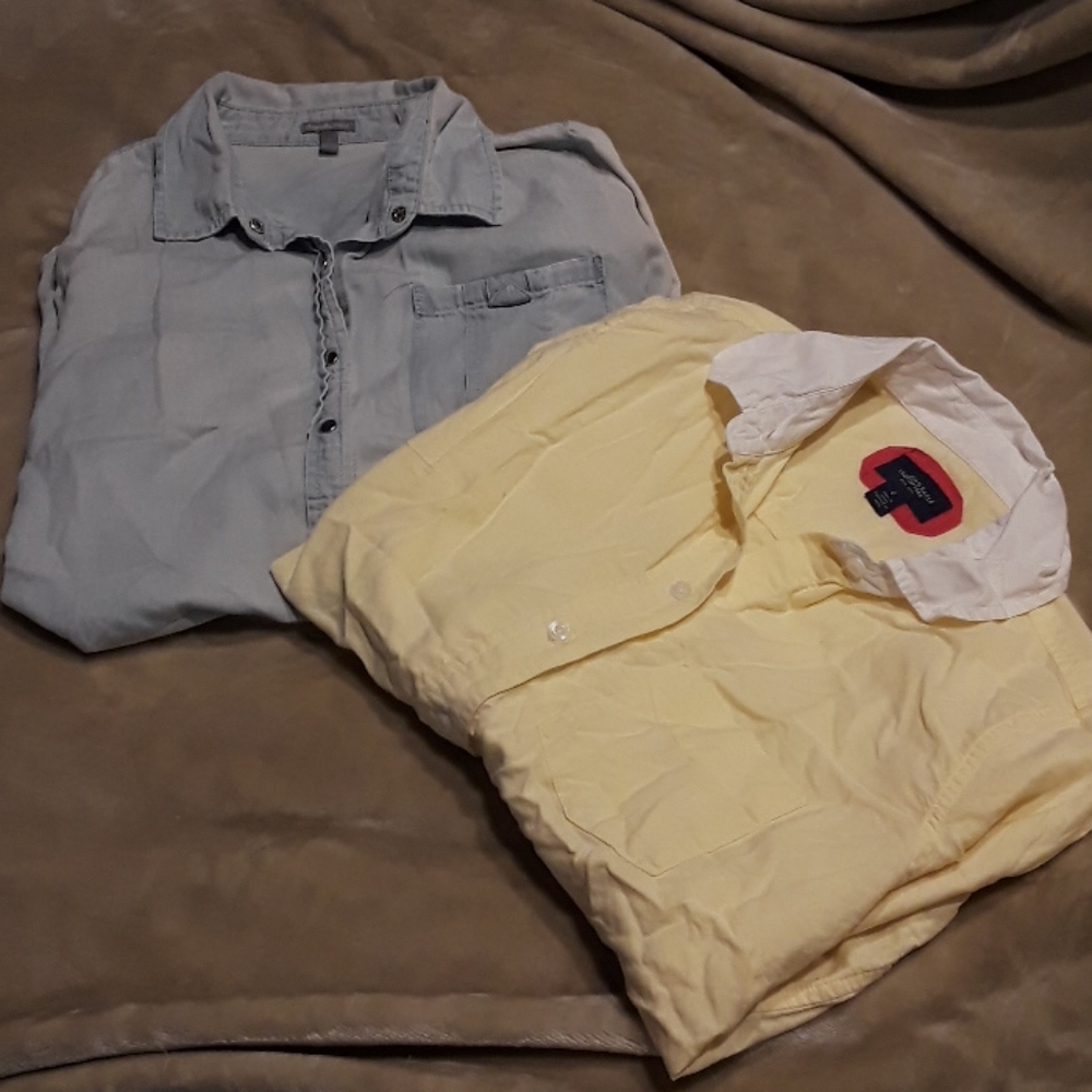 Button down trendy shirts